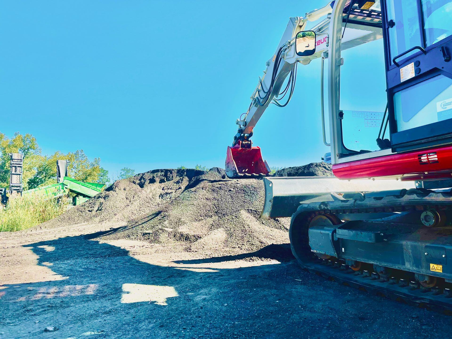 aggregate pile