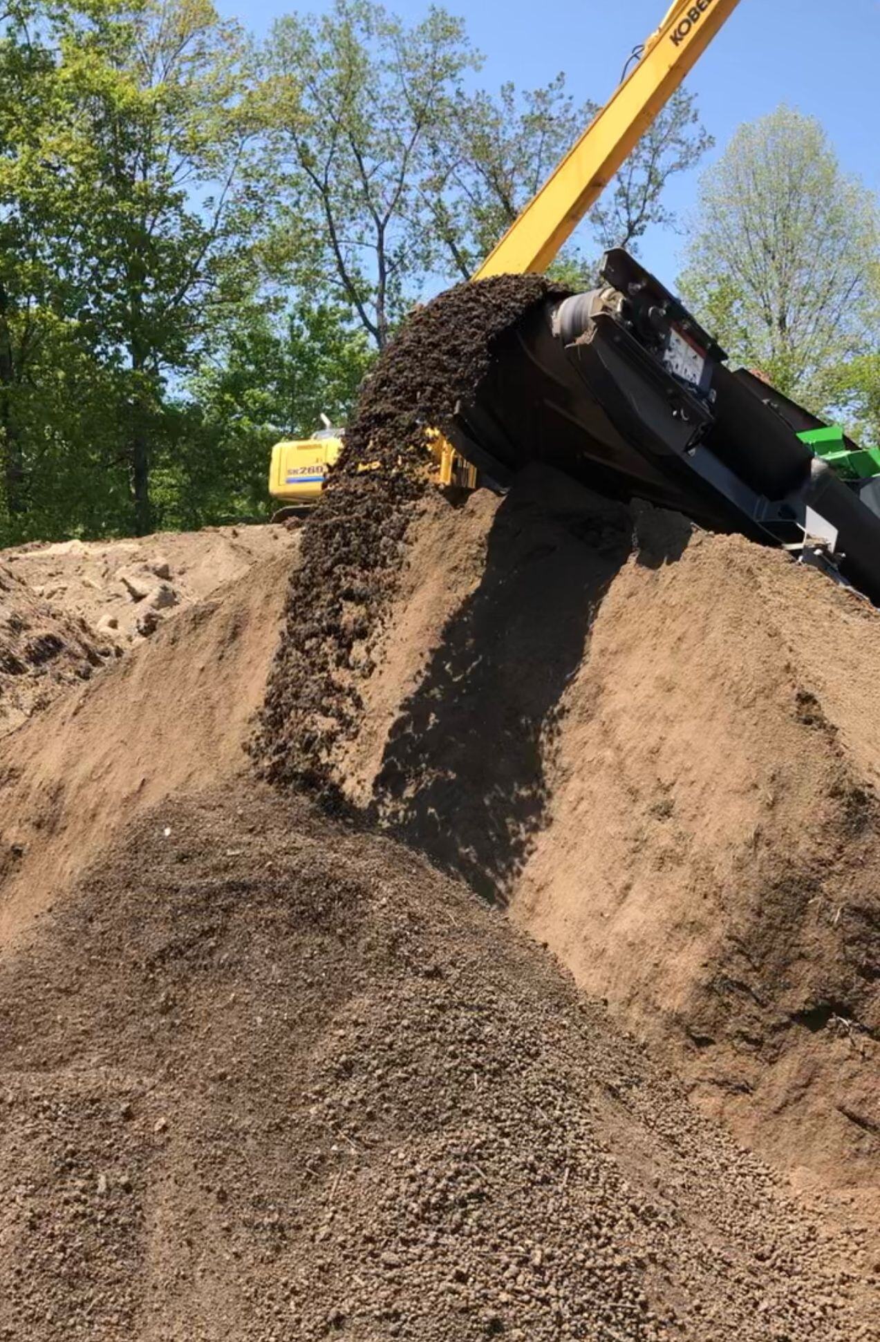 screening topsoil