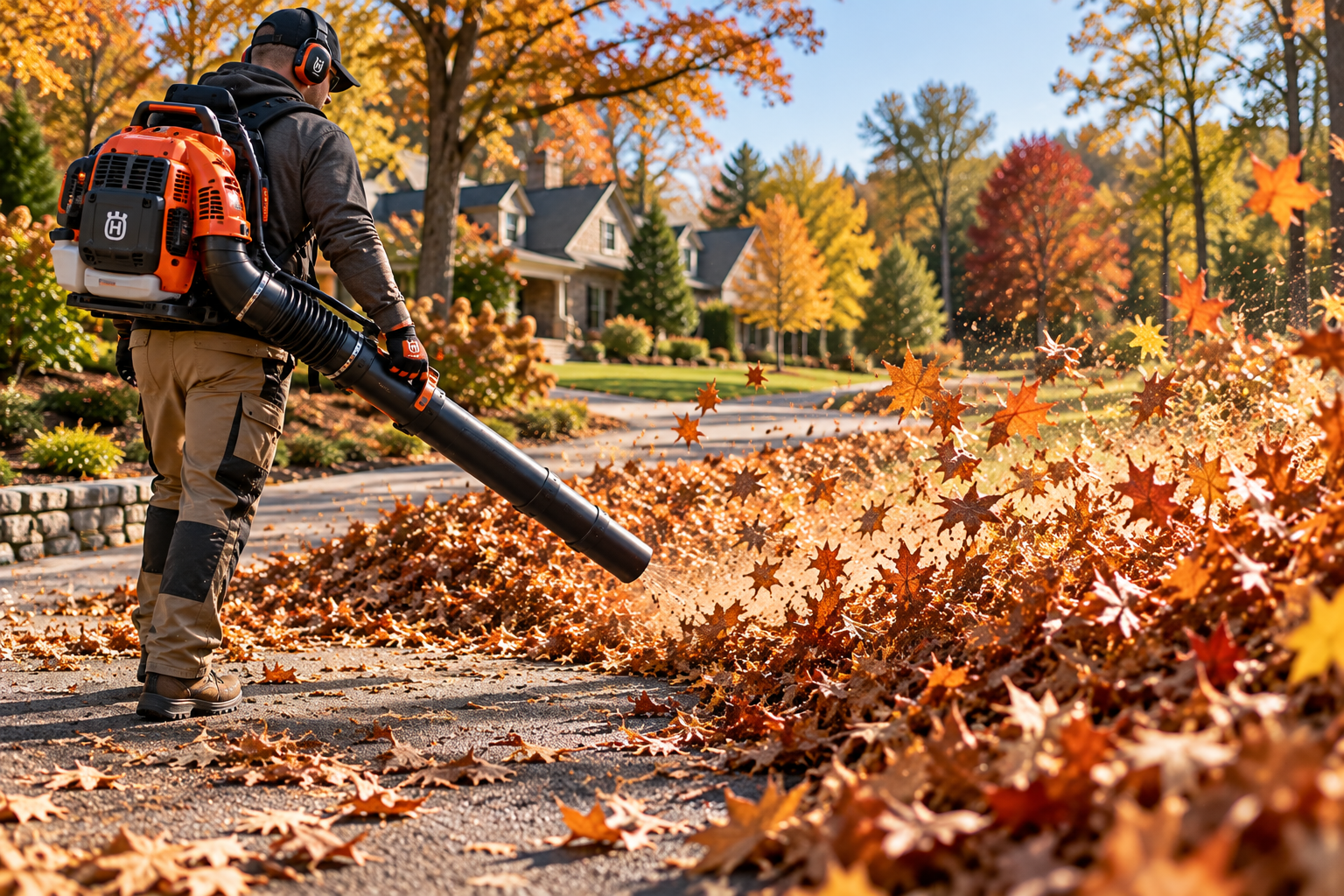 Autumn Estate Cleanup in Action